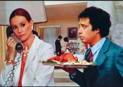 Aragosta a Colazione (1979). Insieme a Claudine Auger.